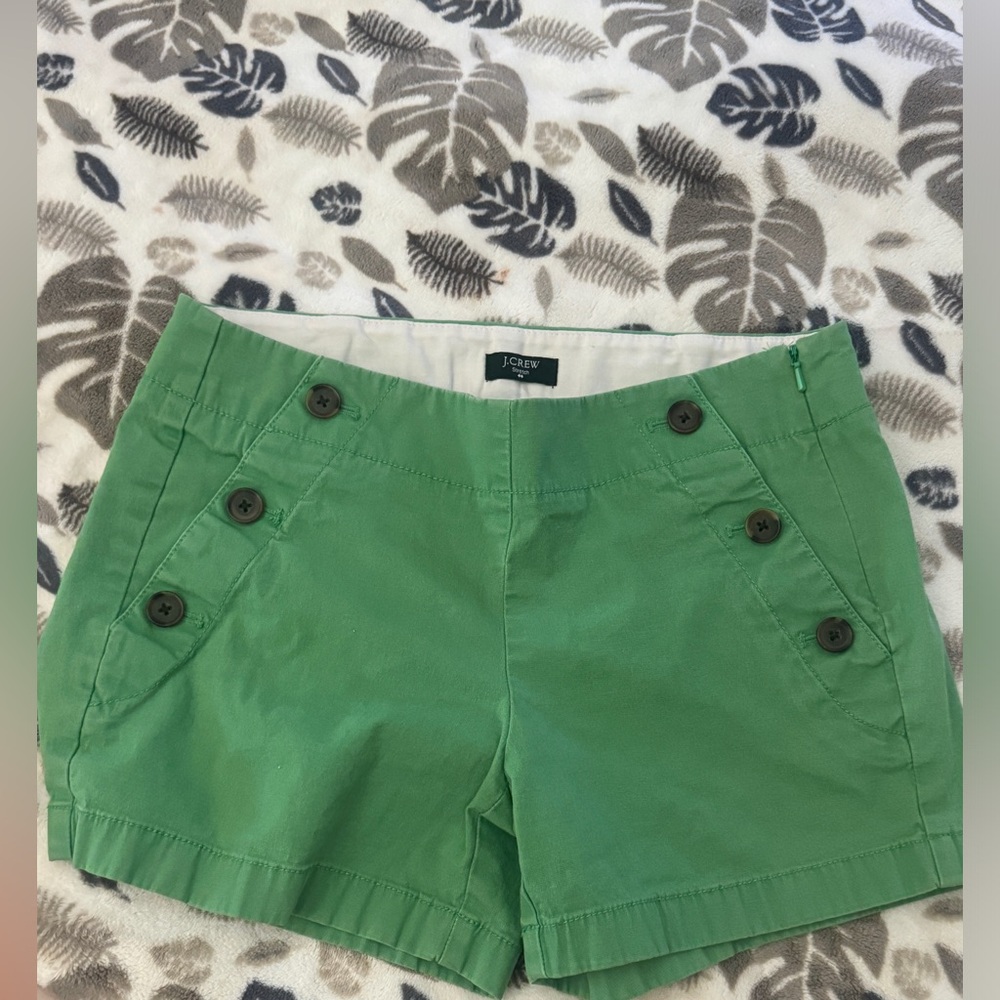 J. Crew Vibrant Green Women's Bermudas